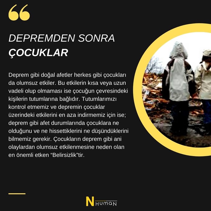 Depremden Sonra Çocuklar