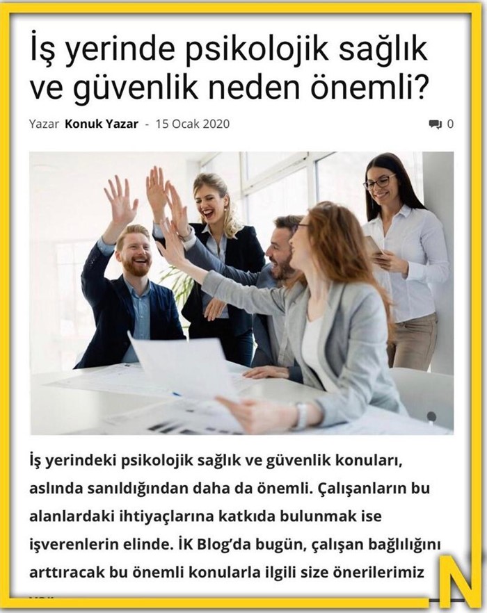 İş Yerinde Psikolojik Sağlık ve Güvenlik Neden Önemli?