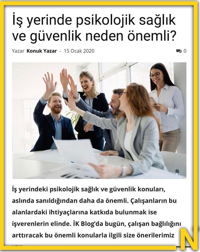 İş Yerinde Psikolojik Sağlık ve Güvenlik Neden Önemli?